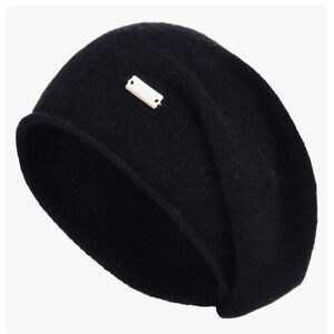 NEW Cashmere blend Slouchy Knit Beanie Hat Winter Knit Beanie